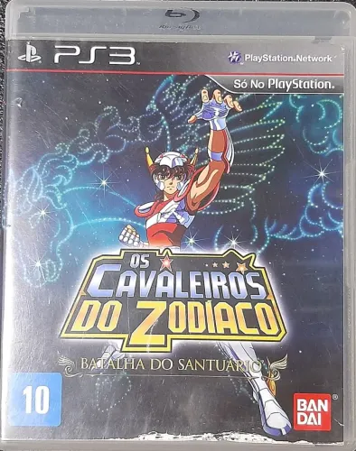 Os cavaleiros do zodiaco batalha do santuário ps3 semi-novo