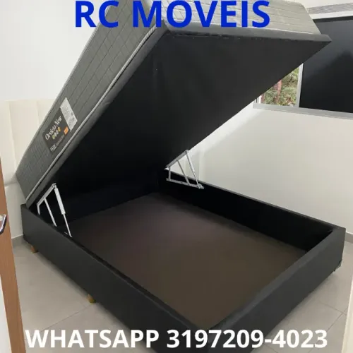 Cama Box Casal Baú Inteiriço Blindado - Direto da Fábrica