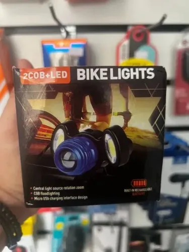Farol Sinalizador Bike Luz Frontal Recarregável