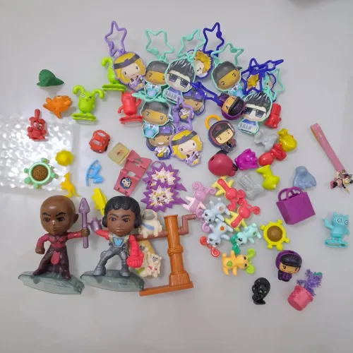 lote brinquedos diversos (55 itens) usados
