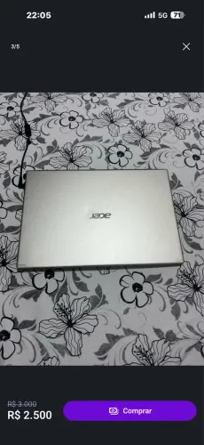 Notebook Acer Aspire 5