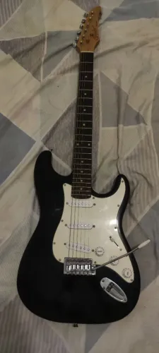 ? Guitarra Condor Stratocaster Preta - Nova, Nunca Usada