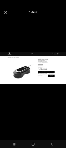 Robô limpador de vidro zero km