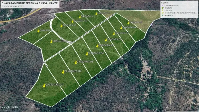 CHACARAS 4 HECTARES - CHAPADA DOS VEADEIROS - CAVALCANTE GOIAS