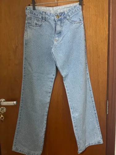 Calça jeans brilho