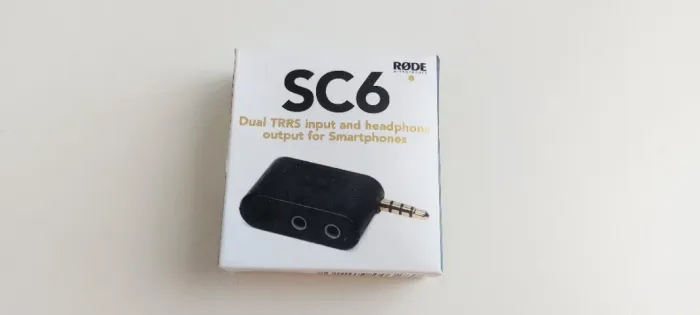 Adaptador Rode Sc6 Conector Original Para Celular. Sem Uso