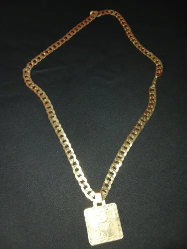 Cordão de prata banhado