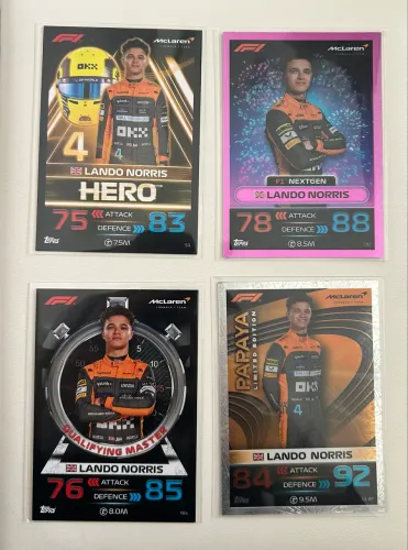 Lando Norris Topps Cards 2023 Formula 1