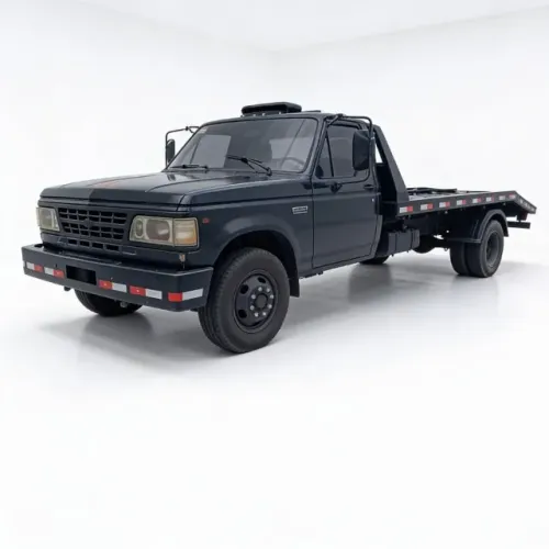 Caminhão Plataforma / Guincho 1996 preto | Excelente para Trabalho