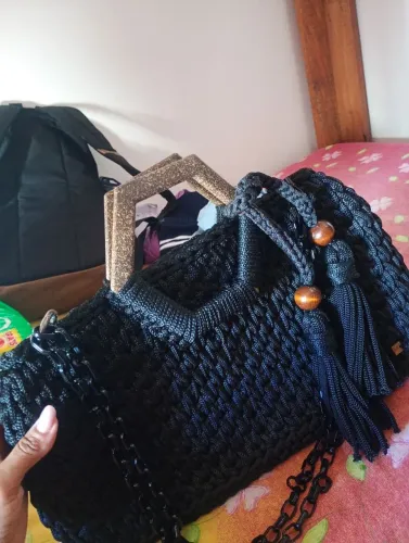 Bolsa crochê