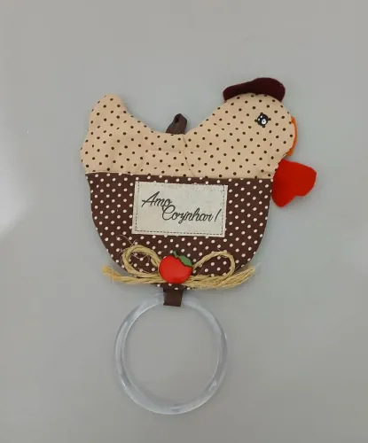 Porta pano de prato de galinha