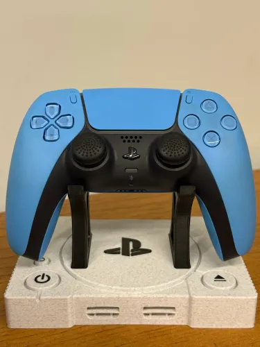 Controle PS5 Azul + Suporte
