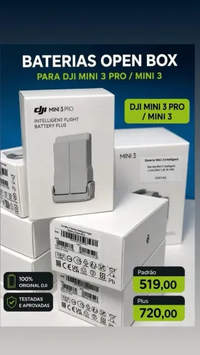 Baterias Dji Mini 3/3pro/4Pro ( PLUS E PADRÃO) em até 18x