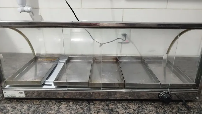 Vitrine estufa curva