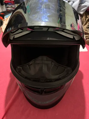 Capacete Ls2 Tribal rosa 