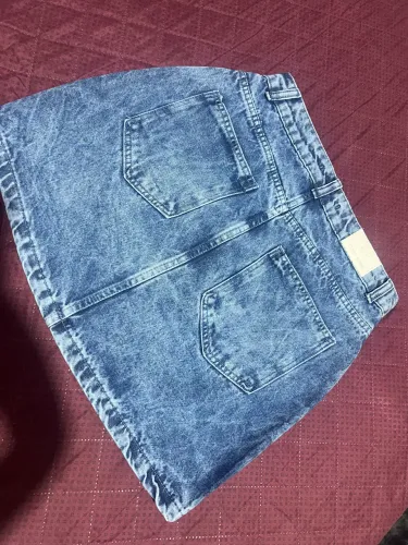 Saía jeans feminina