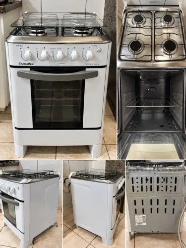 FOGÃO ESMALTEC CARIBE 4 BOCAS COM FORNO