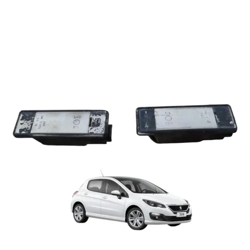 Par lanterna luz placa Peugeot 408 1.6 thp 2012 a 2015
