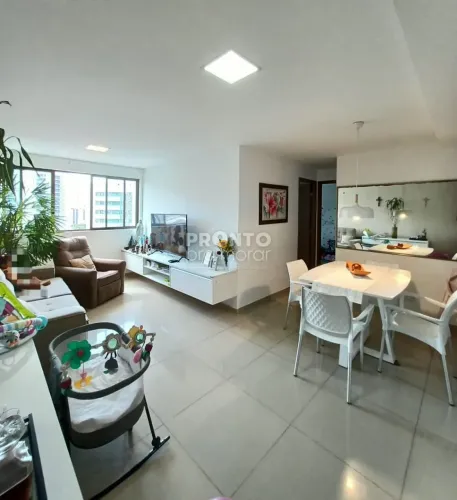 APARTAMENTO BONITO em BOA VIAGEM com 81,84m² e LAZER COMPLETO