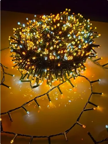PISCA FESTÃO 1500 LEDS WARM COM STROBO BRANCO FRIO 40 METROS BIVOLT USO INTERNO E EXTERNO