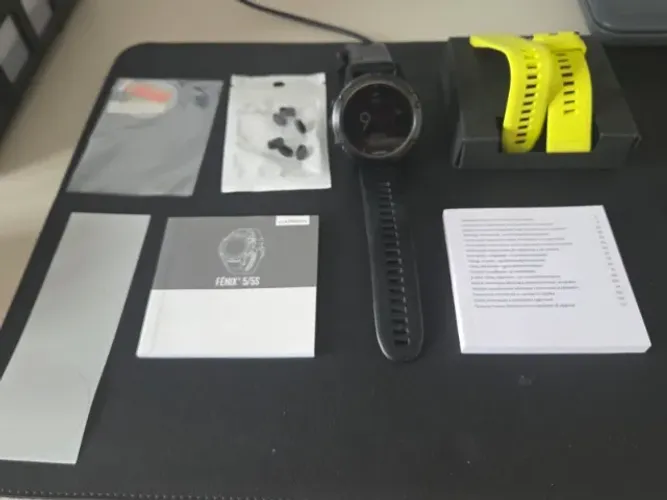 GARMIN FENIX 5S PLUS SAPPHIRE - PREMIUM - COMPLETO