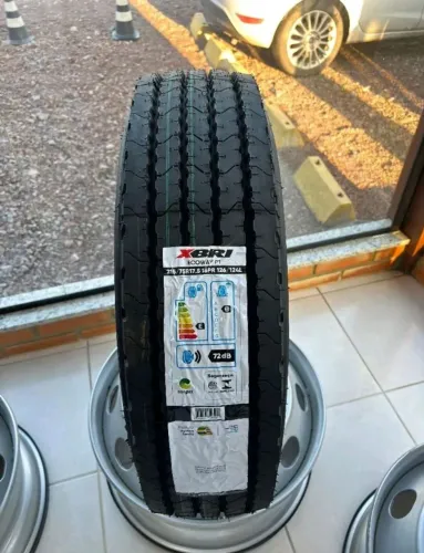 Pneu 215/75R17.5 XBRI Ecoway P1 16 lonas R$649,00 a Vista.