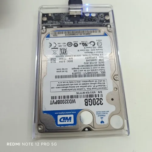 HD 320 Externo case 3.0 P/ backup salvar arquivos fotos e jogos