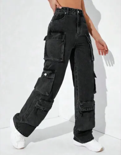 Calça jeans preta