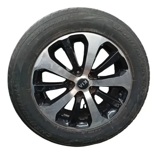 Roda com Pneu Usado 235/60 R18 Kia Sorento 2015 2016 Meia Vida