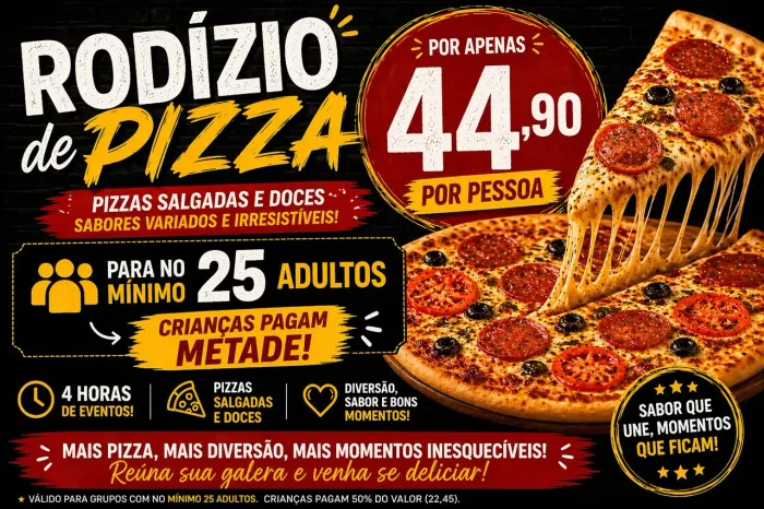 RODÍZIO DE PIZZA