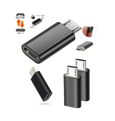Adaptador Type C Fêmea Para Micro USB Macho