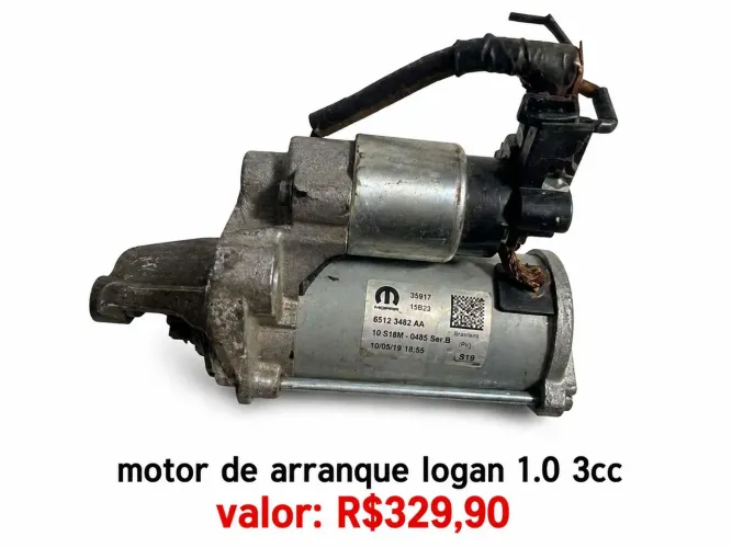 Motor de arranque logan 1.0 3cc
