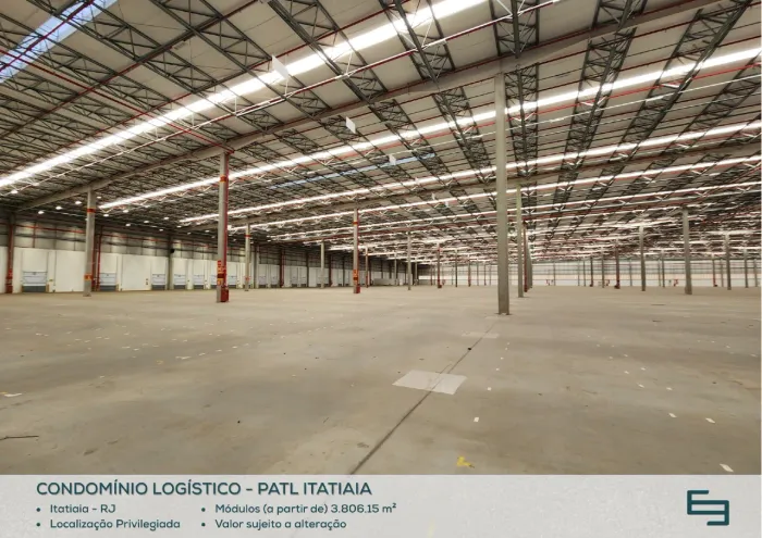 Galpão para alugar em Itatiaia/RJ com 7.700,06 m² e 10 docas