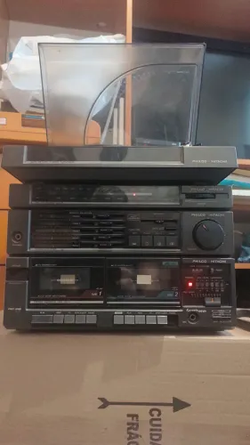 Toca discos Philco Hitachi com reciver