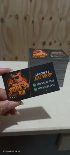 Cartão de visita personalizado 
