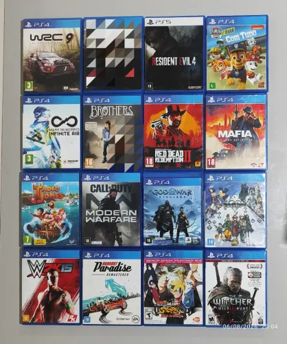 Jogos Ps4 (preços nas fotos)