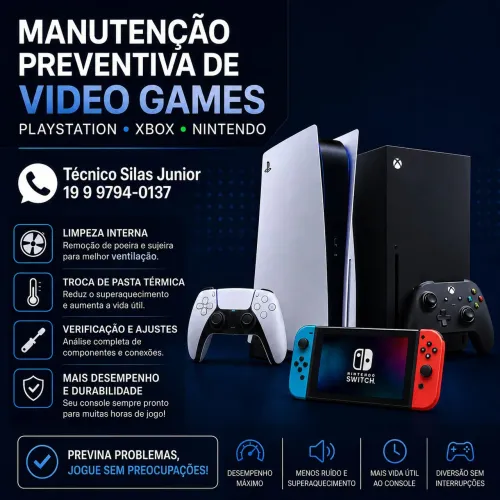 Preventiva Games manutenção