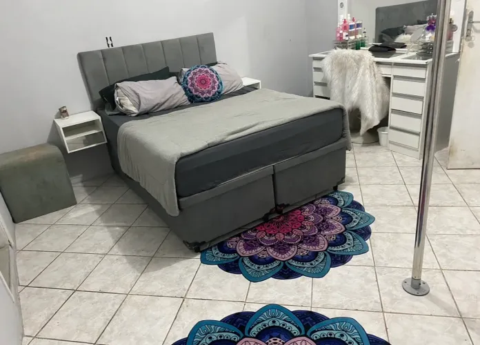 Conjunto tapete mandala