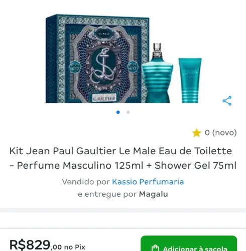 Perfume Masculino Jean Paul Gaultier Le Male Eau de Parfum