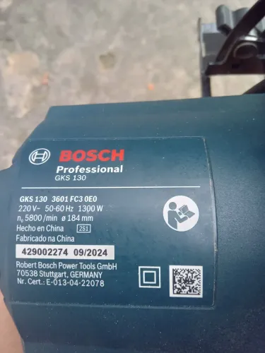 E uma será circular profissional da bosck ta semi nova ta por 500 mais até 450 eu pego