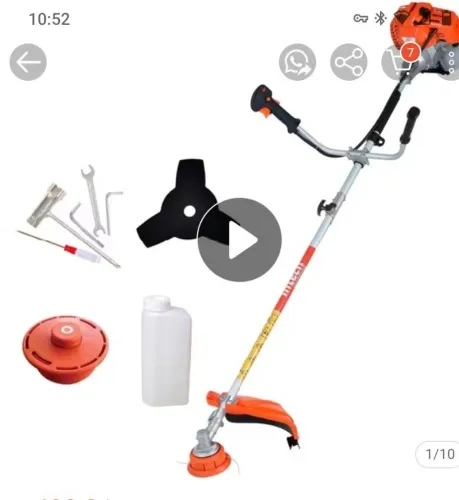 Vendo roçadeira inter machine 52 cilindrada pouco usada excelente