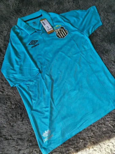 Camisa azul claro Santos tailandesa 2GG