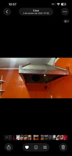 Coifa industrial completa