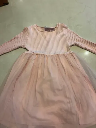 Vestido novo Zara de tule rosa