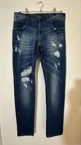 Calça jeans masculina Forum Igor Skinny tamanho 42