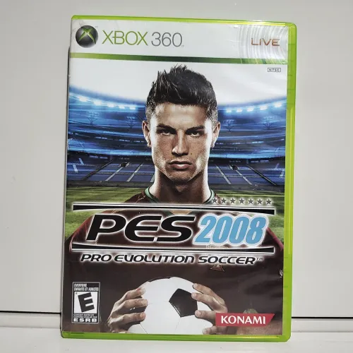 PES 2008 Xbox 360 Original Completo Mídia Física Seminovo Raro Americano