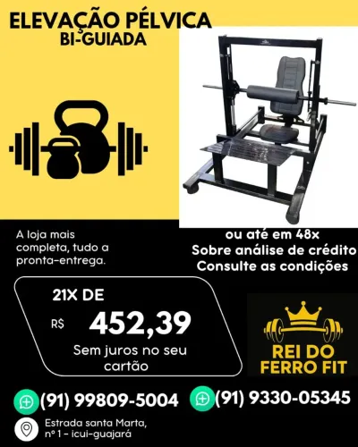 Aparelho Elevaçao pelvica Profissional - Academia