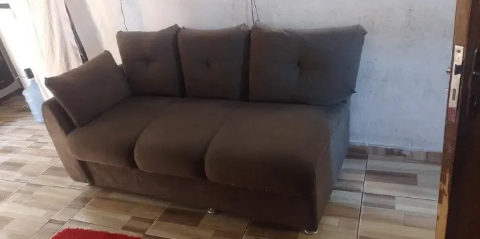 Sofá de canto 5 lugares.