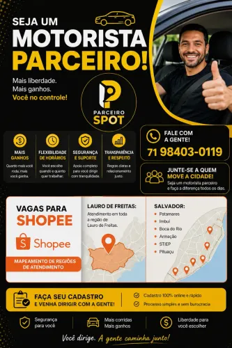 AGREGAMOS MOTORISTA 