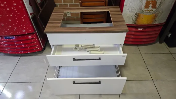 Armario coocktop itatiaia 2 gavetas